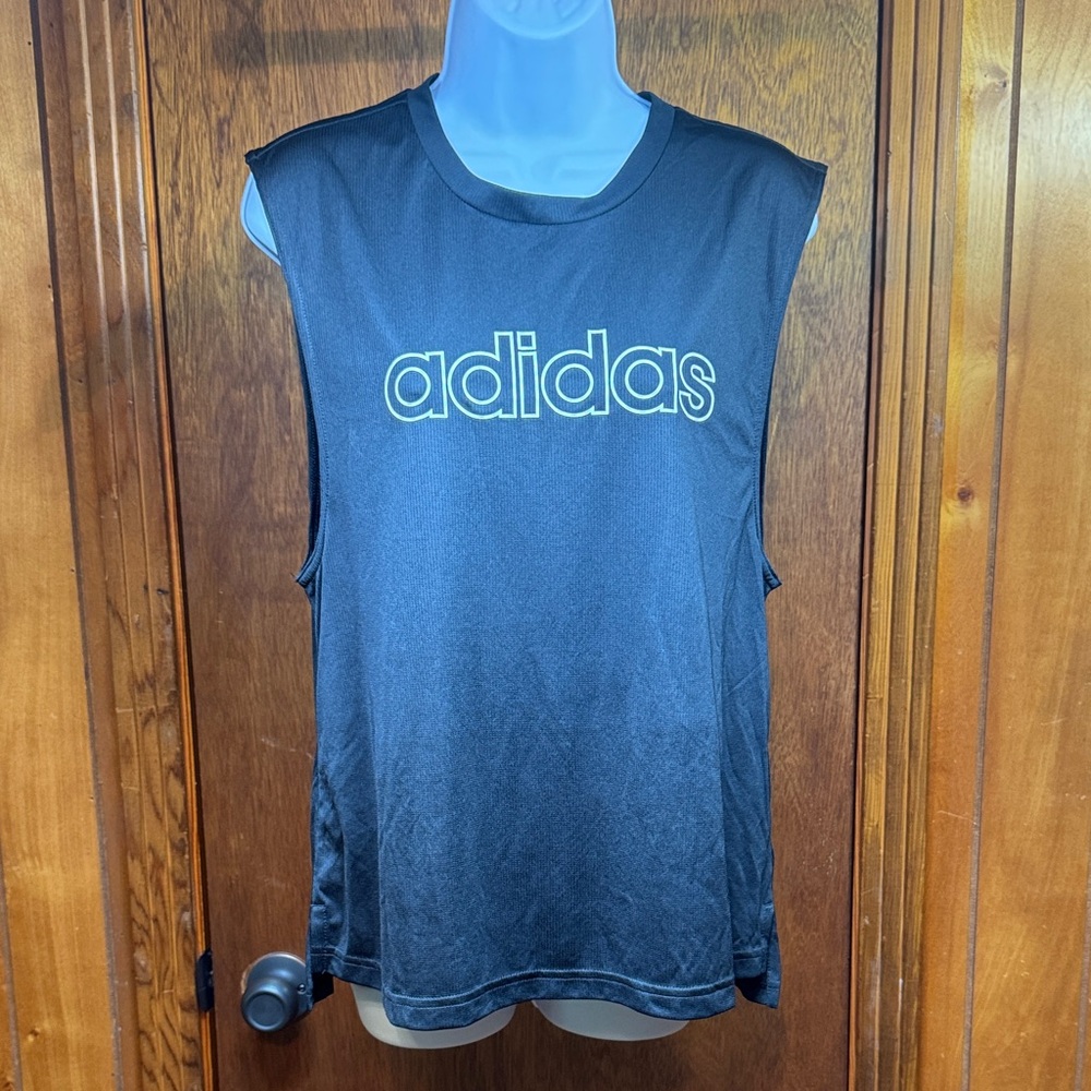 Adidas Women's‎ Black Muscle Tee Size Medium